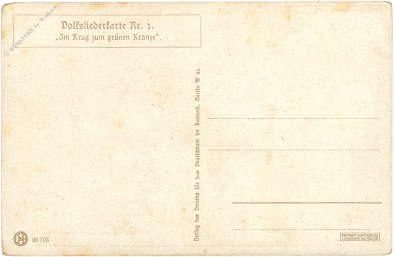 im krug zum grünen kranz...