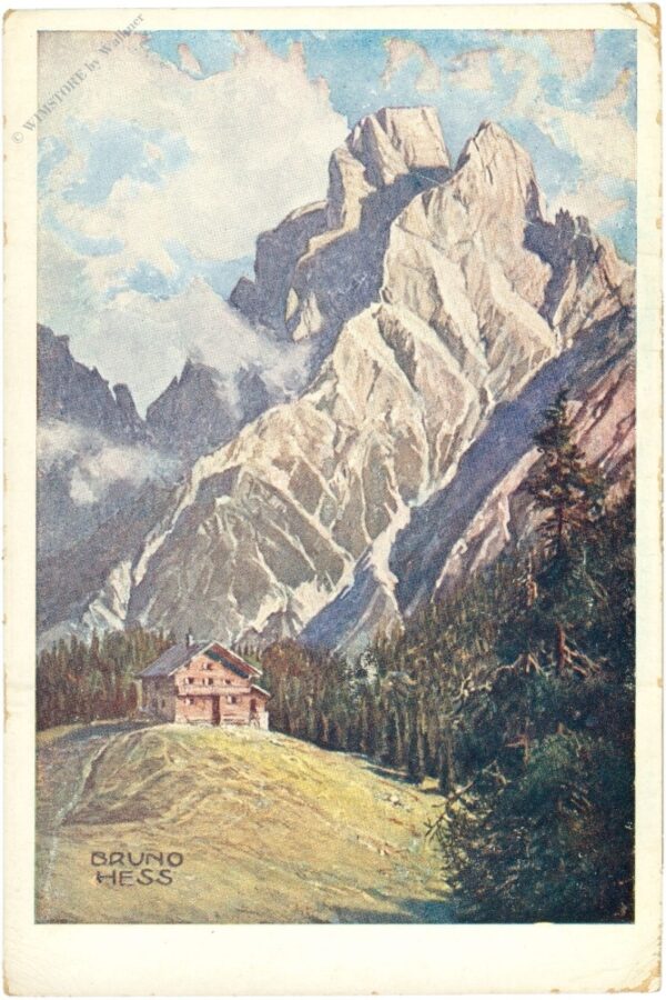 gesäuse, mödlingerhütte gegen reichenstein