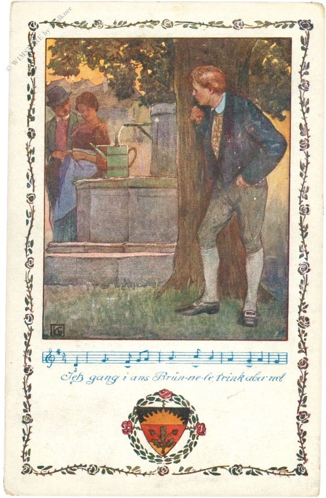 jetz gang i ans brünnele, trink aber ned jetz gang i ans brünnele, trink aber ned