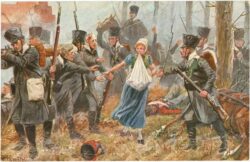 johanna stegen versorgt die kämpfer mit patronen