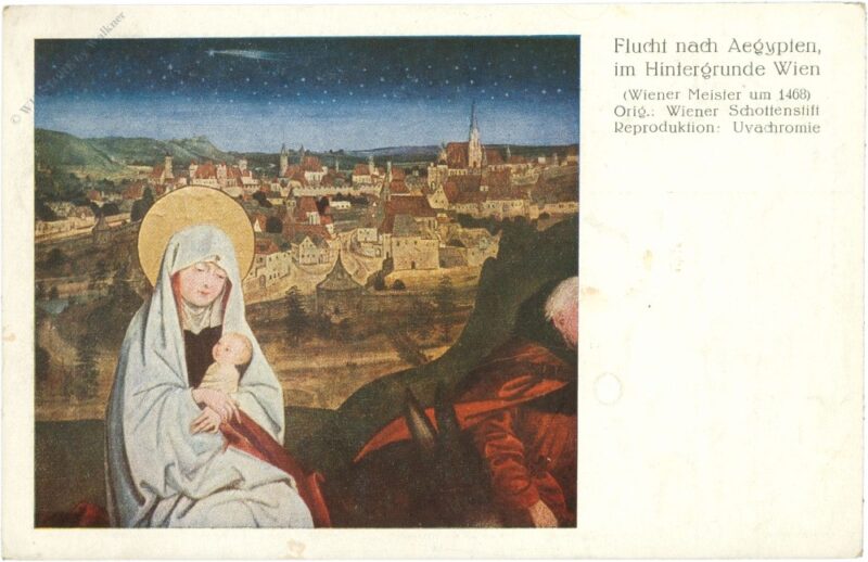 wien, flucht nach Ägypten, im hintergrund wien wien, flucht nach Ägypten, im hintergrund wien