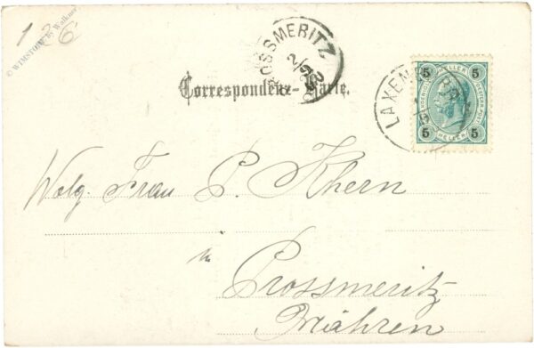 kaiser franz josef i., handschreiben 19.8.1900