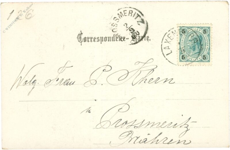 kaiser franz josef i., handschreiben 19.8.1900