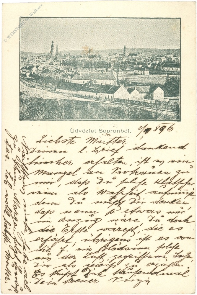 sopron, ortsansicht sopron, ortsansicht