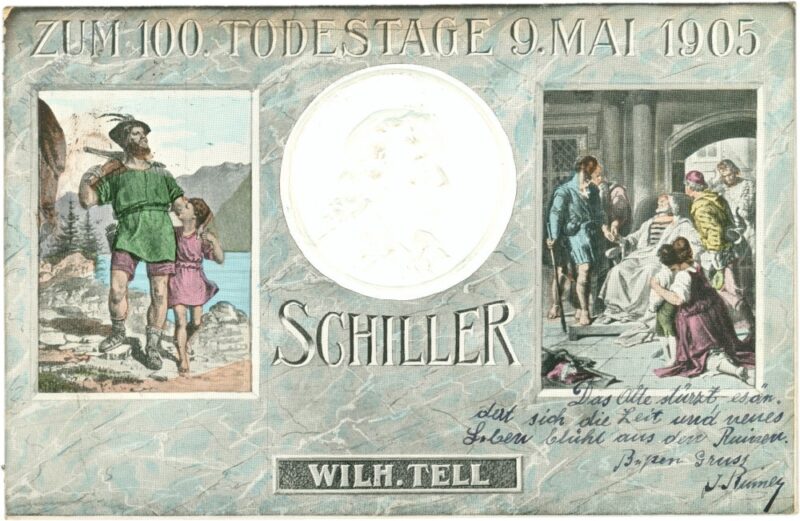schiller, wilh. tell, zum 100. todestag 9.5.1905 schiller, wilh. tell, zum 100. todestag 9.5.1905