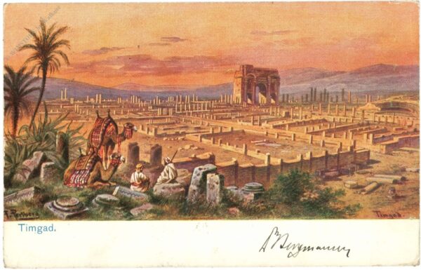 timgad, ansicht timgad, ansicht