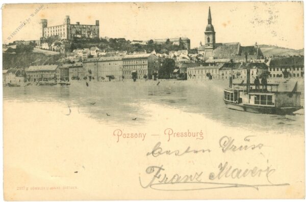 pressburg (bratislava), ansicht