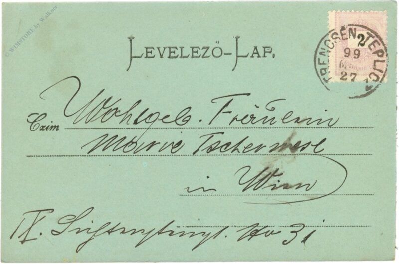trencin, vor 200 jahren