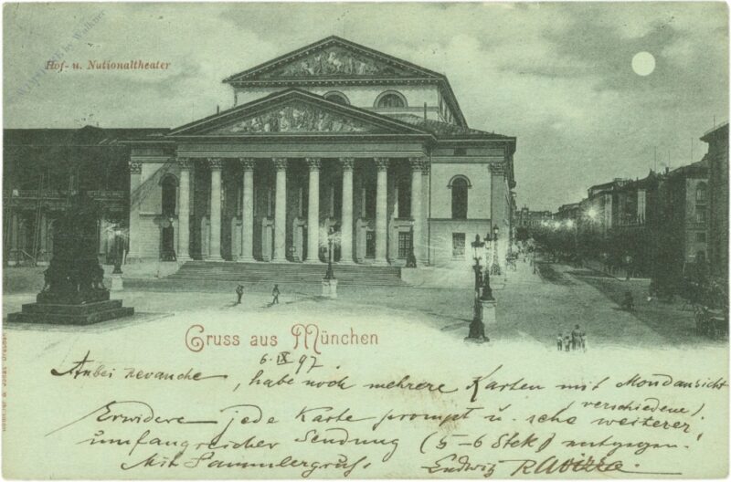 münchen, hof u. nationaltheater münchen, hof u. nationaltheater