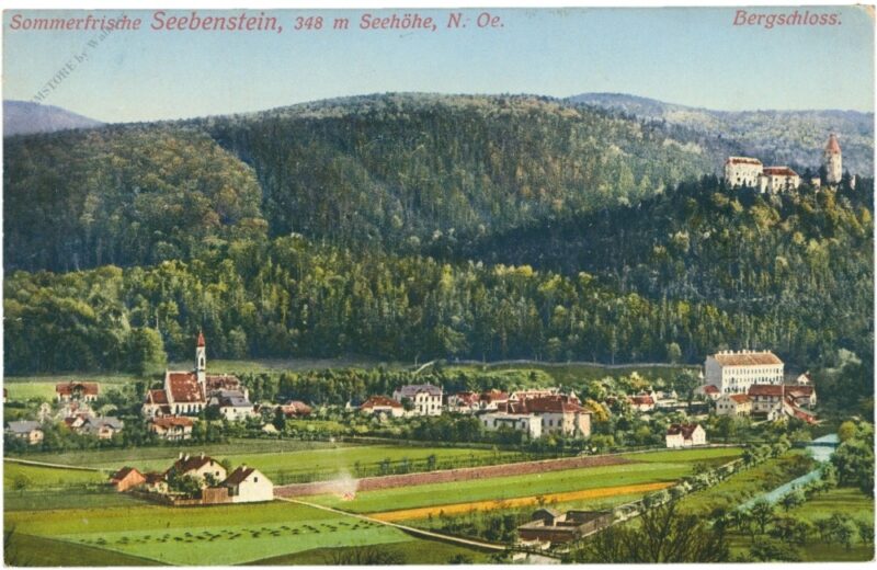 seebenstein, ortsansicht seebenstein, ortsansicht