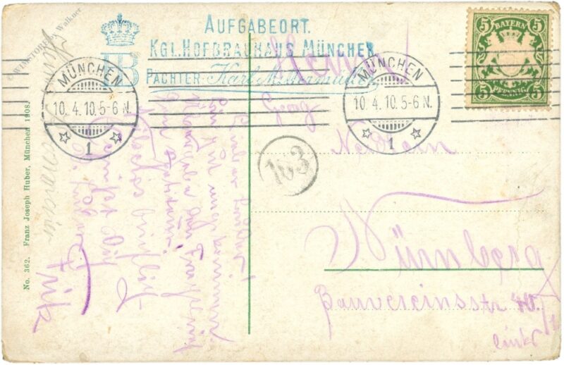 münchen, hof im kgl. hofbräuhaus