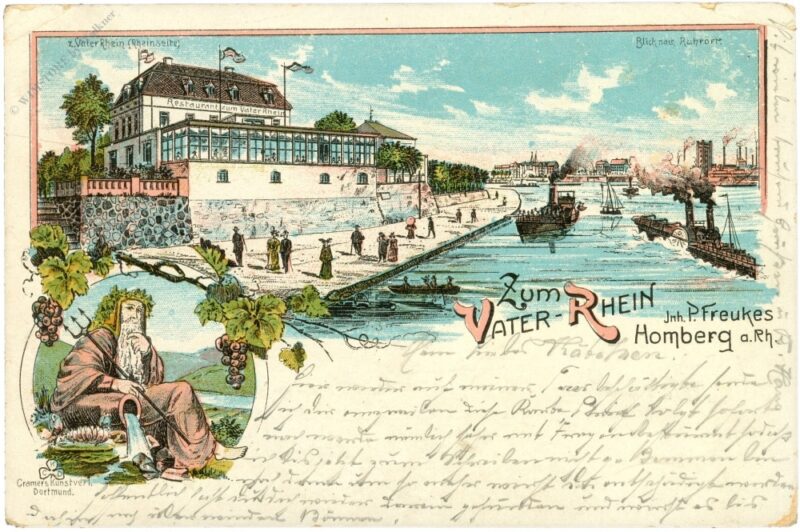 duisburg, homberg, zum vater rhein duisburg, homberg, zum vater rhein