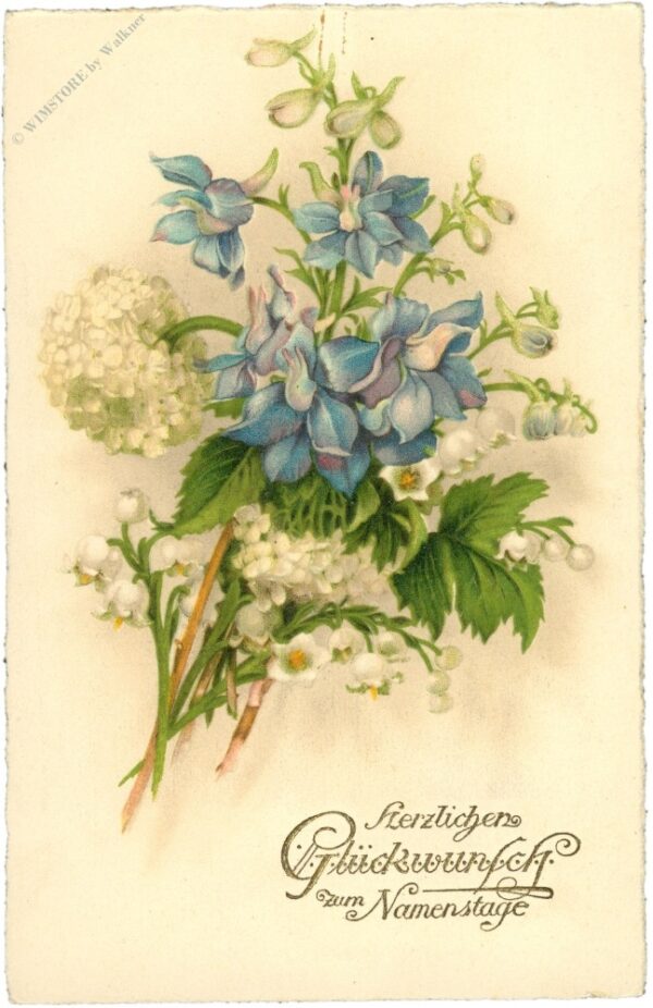 namenstag, blumenstrauß