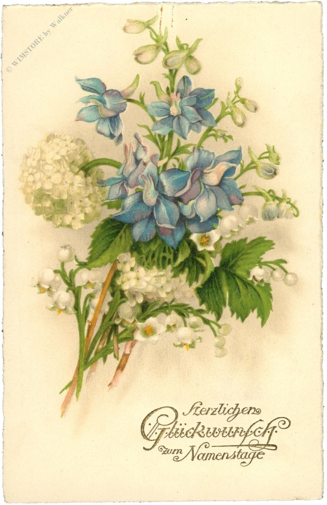 namenstag, blumenstrauß
