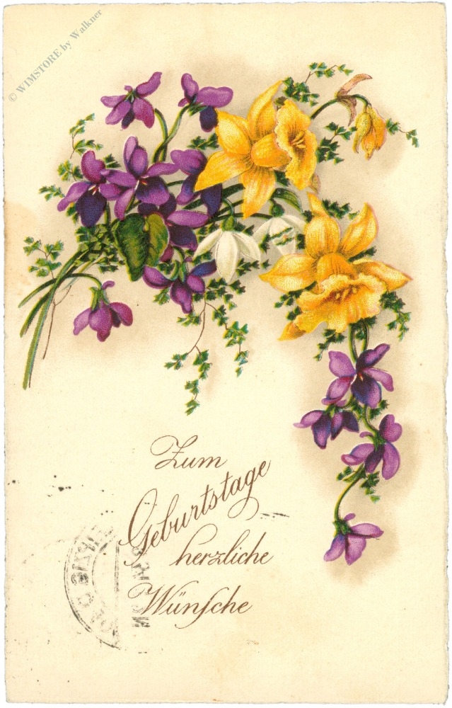 geburtstag, frühlingsblumen geburtstag, frühlingsblumen