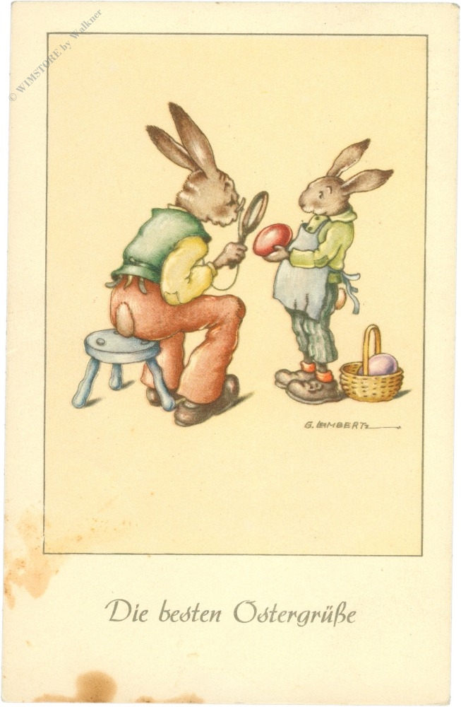 ostern, osterhasen bei der arbeit ostern, osterhasen bei der arbeit