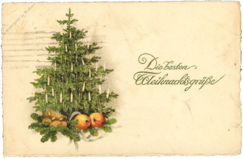 weihnachten, christbaum, Äpfel und lebkuchen weihnachten, christbaum, Äpfel und lebkuchen