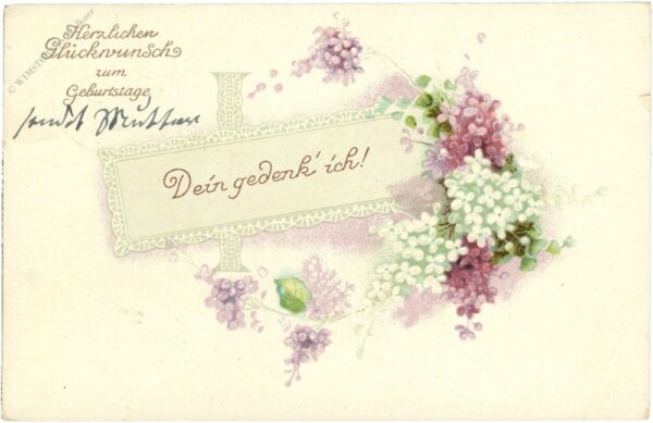 geburtstag, blumen