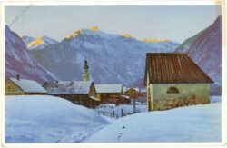 verschneite landschaft