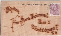 namenstag, baumrindenkarte mit engel und schwalben