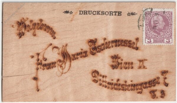 namenstag, baumrindenkarte mit engel und schwalben