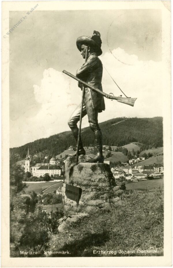 mariazell, erzherzog johann denkmal