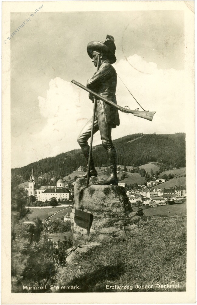 mariazell, erzherzog johann denkmal