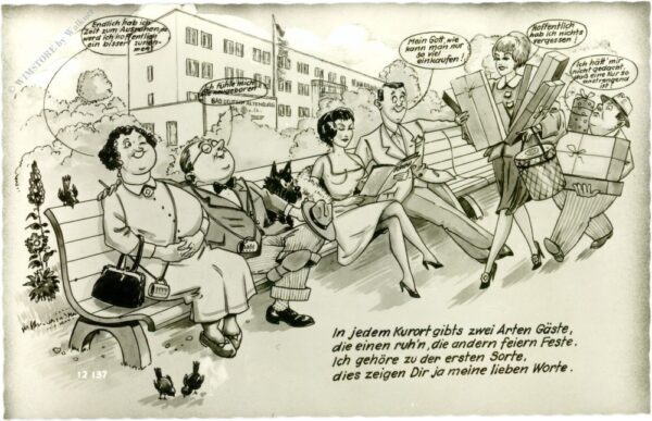 in jedem kurort gibts zwei arten gäste...