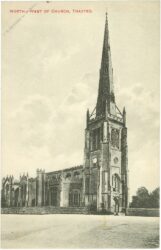 thaxted, north west of church