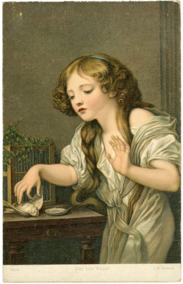 greuze, j.b.: der tote vogel