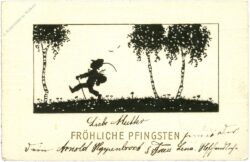 pfingsten, ein lustiger wanderer