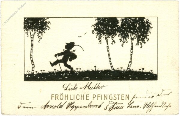 pfingsten, ein lustiger wanderer