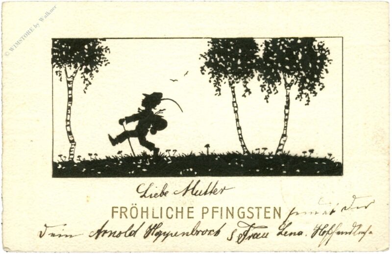 pfingsten, ein lustiger wanderer pfingsten, ein lustiger wanderer