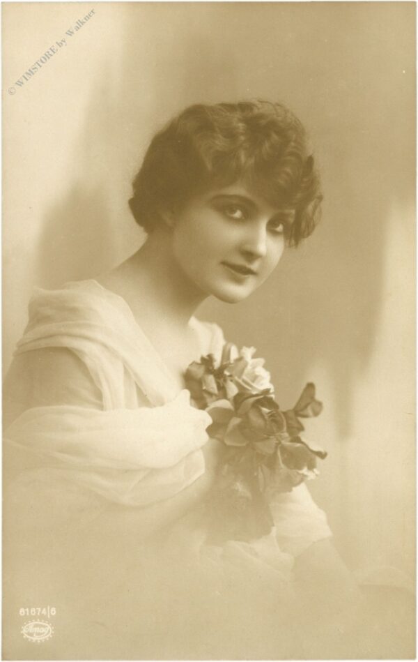 junge dame mit blumen junge dame mit blumen