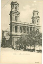 paris, l'eglise saint sulpice
