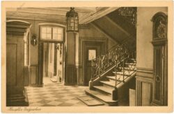 frankfurt, goethehaus, hausflur, erdgeschoß
