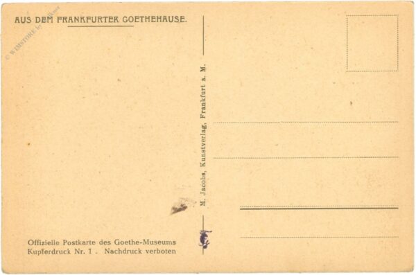 frankfurt, goethehaus, hausflur, erdgeschoß