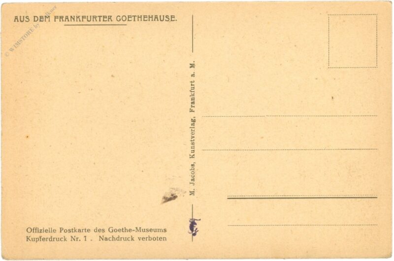 frankfurt, goethehaus, hausflur, erdgeschoß