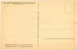 frankfurt, goethehaus, vorsaal, i. stock