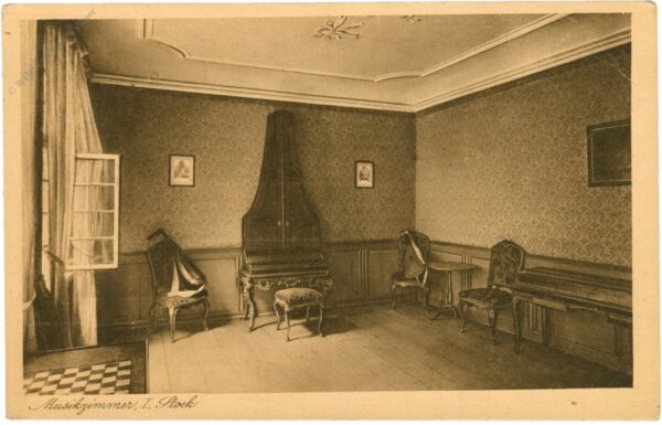 frankfurt, goethehaus, musikzimmer, i. stock