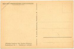 frankfurt, goethehaus, durchblick durch die staatszimmer, i. stock