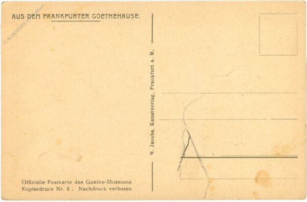 frankfurt, goethehaus, das große staatszimmer, i. stock
