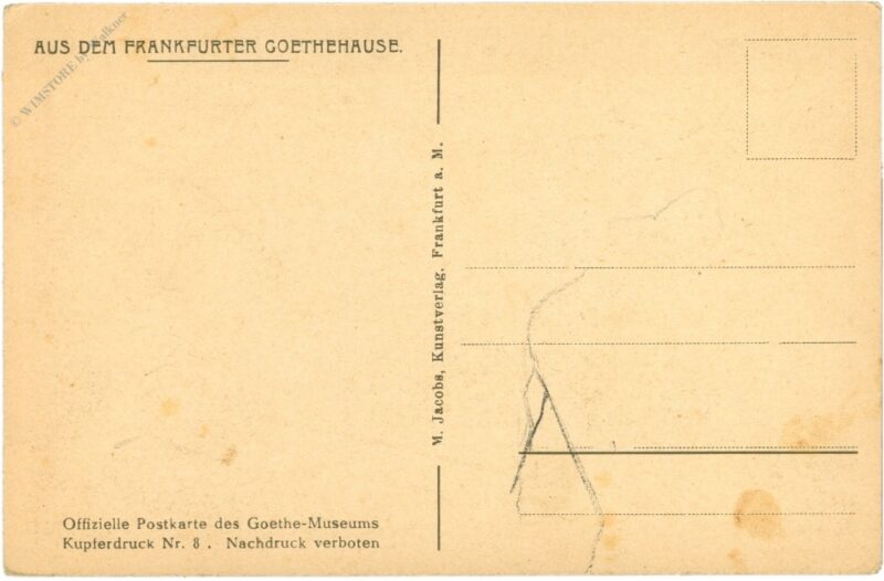 frankfurt, goethehaus, das große staatszimmer, i. stock