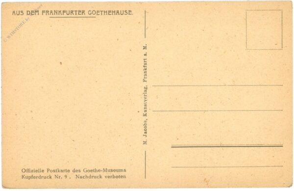 frankfurt, goethehaus, gemäldekabinet, ii. stock