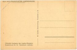 frankfurt, goethehaus, studienzimmer des herrn rat, ii. stock