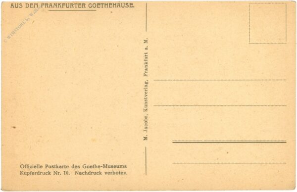 frankfurt, goethehaus, studienzimmer des herrn rat, ii. stock
