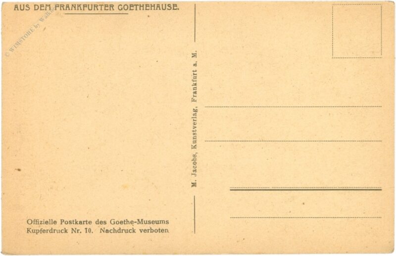 frankfurt, goethehaus, studienzimmer des herrn rat, ii. stock