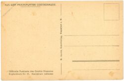 frankfurt, goethehaus, blick ins geburtszimmer goethes, ii. stock