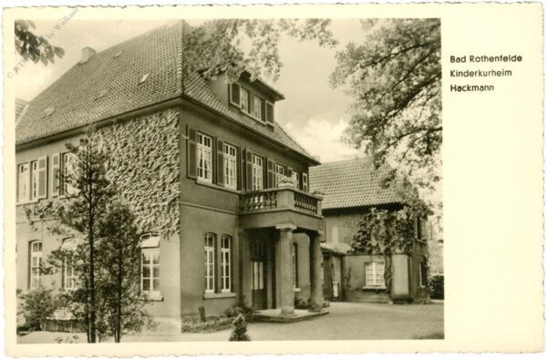 bad rothenfelde, kinderkurheim hackmann
