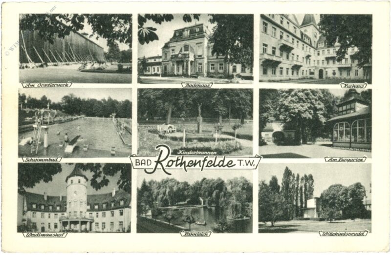 bad rothenfelde, multiansicht bad rothenfelde, multiansicht
